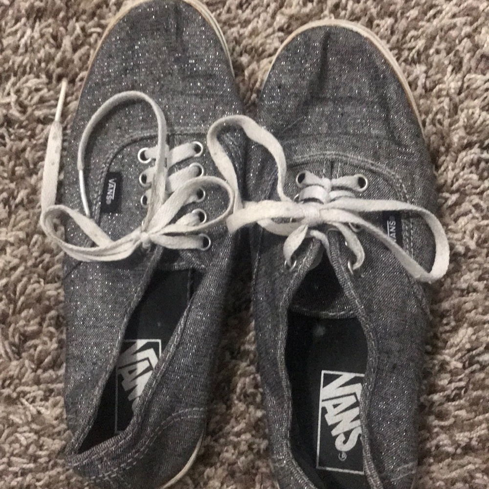 Sparkle vans! Women’s 8!